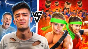 Я и ХОЛДИК vs ЭЛИ и ДАНИ + 15 БРОНЗ В РЕАЛЬНОЙ ЖИЗНИ