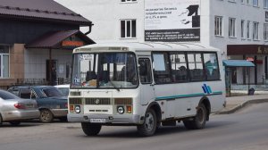 Автобус ПАЗ-32053-110-07 (К 664 ВА 122). Покатушки от Берёзовки до Бажёво.