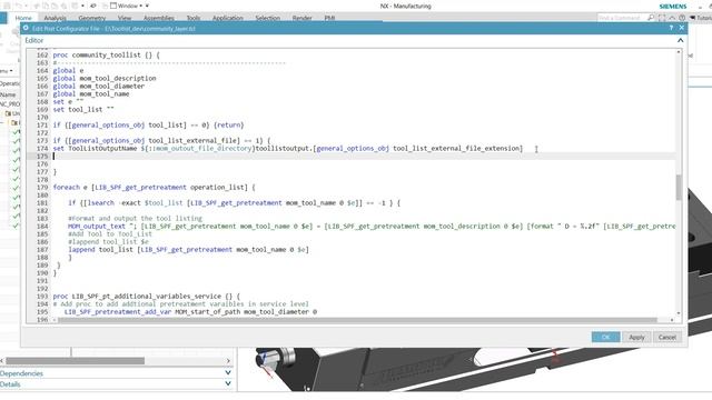 Weekly Tech Tip #15 - External Tool List - POSTPROCESSOR BUILDING NX CAM - G-Code