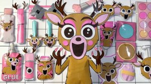 ОЛЕНЬЯ ДЕВОЧКА: 99 ночей в лесу! Утренняя рутина и бумажный DIY, который растопит сердце!