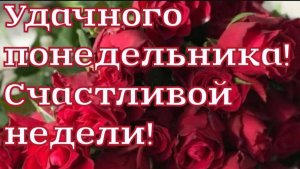 ДОБРОЕ УТРО ПОНЕДЕЛЬНИКА !
