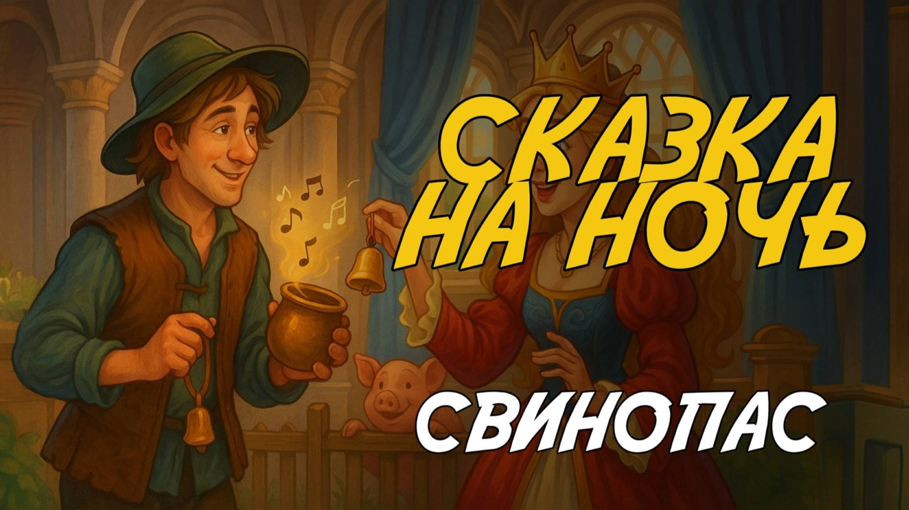 СВИНОПАС СКАЗКА НА НОЧЬ ДЛЯ ДЕТЕЙ|АУДИОСКАЗКА ДЛЯ СНА
