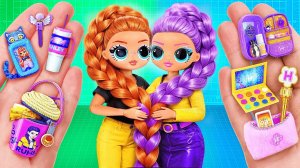 Миниатюрные гаджеты для кукол в Стиле Кейпоп - охотниц на Демонов! - 10 Идей для Кукол ЛОЛ ОМГ !