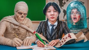 ЖУТКИЕ ШКОЛЬНЫЕ ЛАЙФХАКИ от Уэнздей Аддамс!