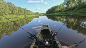 Первая рыбалка с каяка