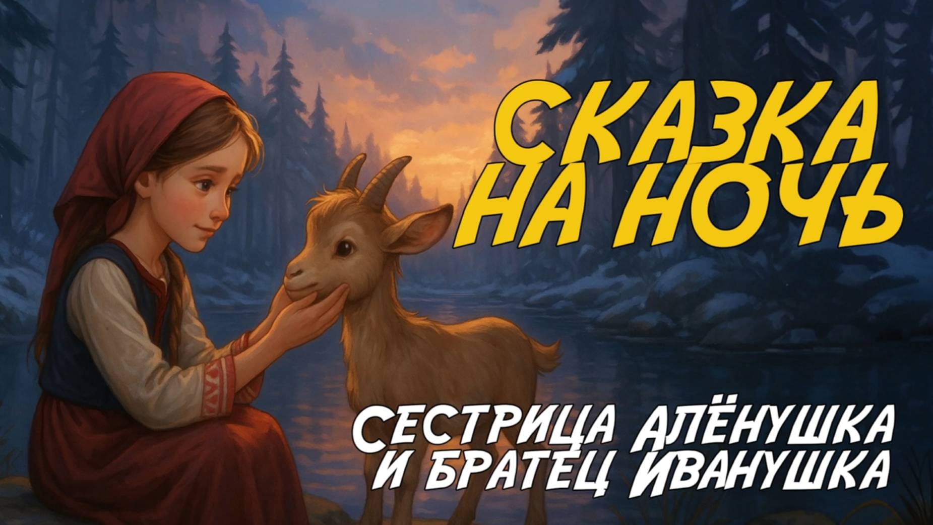 СЕСТРИЦА АЛЕНУШКА И БРАТЕЙ ИВАНУШКА СКАЗКА НА НОЧЬ ДЛЯ ДЕТЕЙ|АУДИОСКАЗКА ДЛЯ СНА