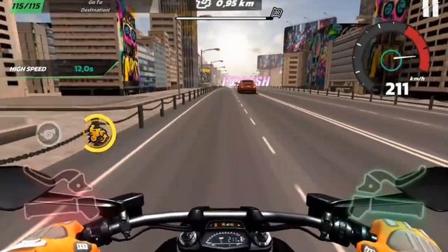 Go Speed - Первый взгляд кататься на мотоцикле городе (android) смотреть онлайн