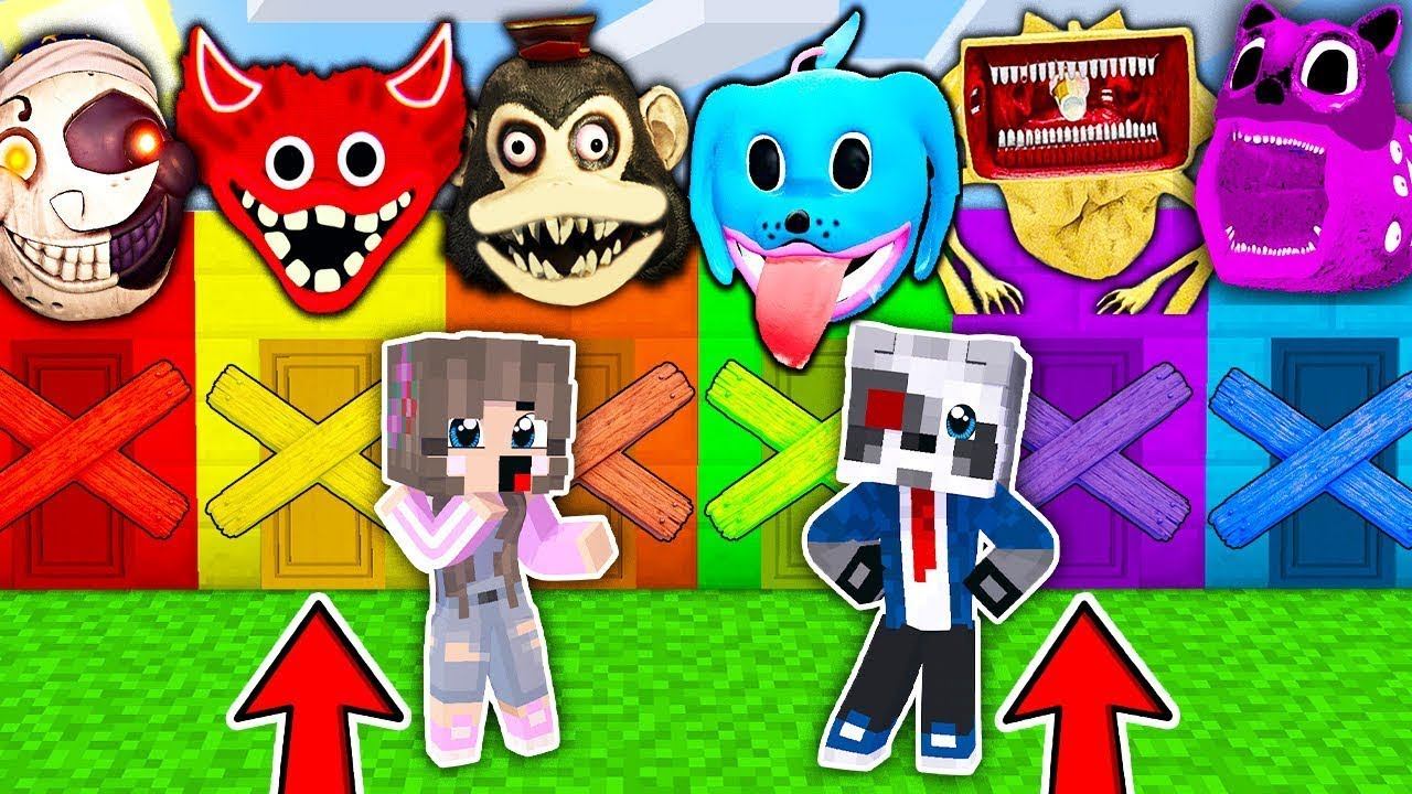 РАКУН И ДОЧКА НАШЛИ ЗАКРЫТЫЕ ДВЕРИ SCP В МАЙНКРАФТ НУБ И ПРО MINECRAFT ФИЛЬМ смотреть онлайн