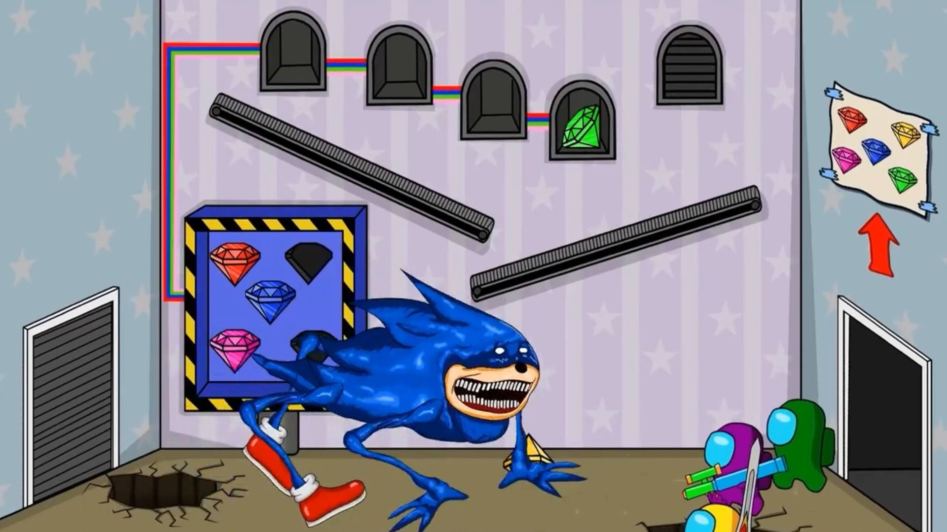 AMONG US ПРОТИВ....