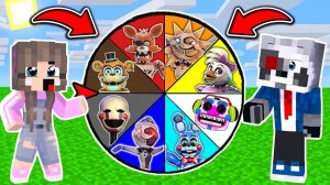 НУБ И ПРО КРУТЯТ SCP КОЛЕСО ФОРТУНЫ В МАЙНКРАФТ РАКУН И ДОЧКА GARTEN OF BANBAN 3 НОВАЯ РУБРИКА