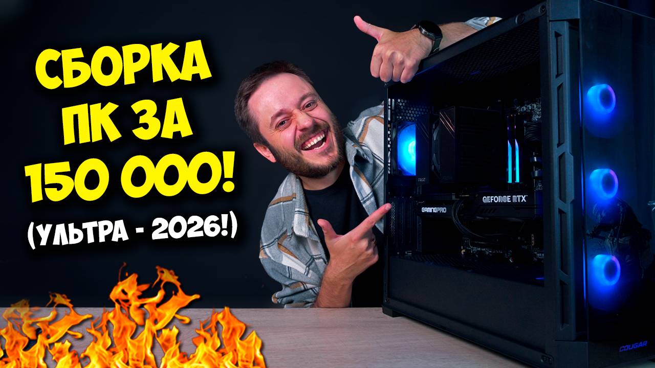 СБОРКА ПК ЗА 150К РУБЛЕЙ! / ИГРОВОЙ КОМП НА 2026 ГОД! (Топ для ГТА 6) смотреть онлайн