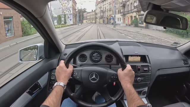 Mercedes-Benz C180 (W204) 2008 [1.8 л. 156 л.с.] POV Test Drive смотреть онлайн