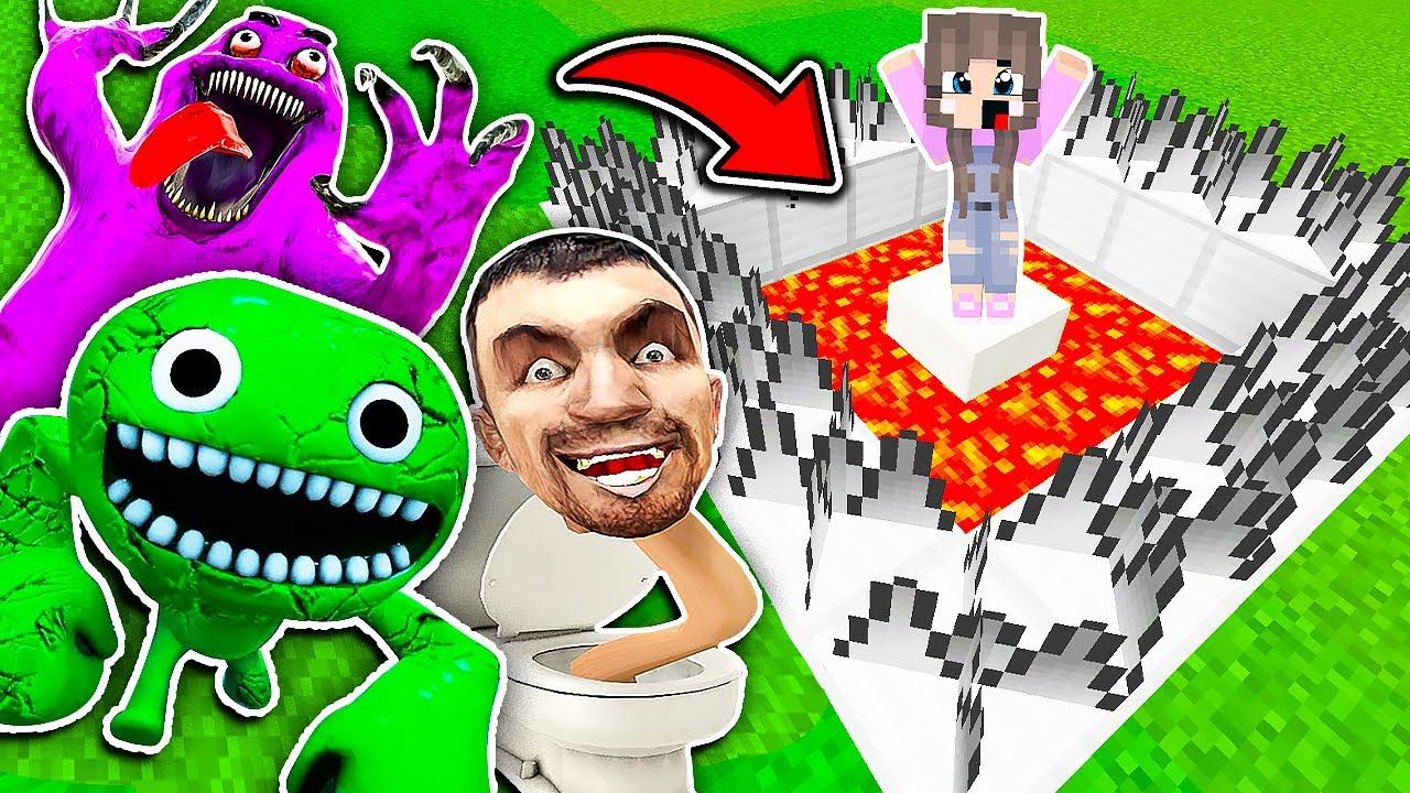 ГРИМАС ШЕЙК И ДЖАМБО ДЖОШ ПОЙМАЛИ НУБА В ЛОВУШКУ В МАЙНКРАФТ SCP СКИБИДИ ТУАЛЕТ GARTEN OF BANBAN 4 смотреть онлайн