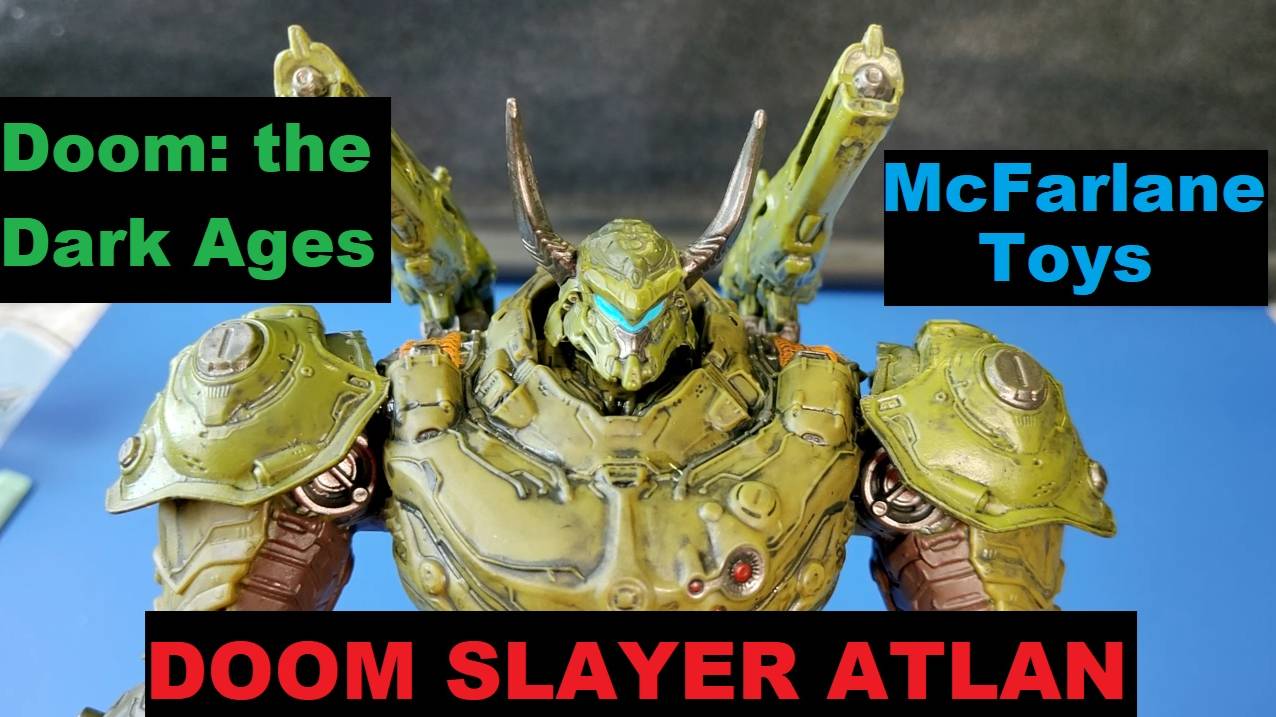 Review! 2025 McFarlane Toys Doom Slayer Atlan From Doom: the Dark Ages Computer Game. смотреть онлайн
