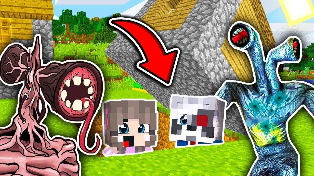 НУБ И ПРО СПРЯТАЛИСЬ ПОД ДОМОМ ОТ СИРЕНОГОЛОВЫЙ В МАЙНКРАФТ SCP ФИЛЬМ ТРУБОГОЛОВЫЙ SIREN HEAD РАКУН смотреть онлайн