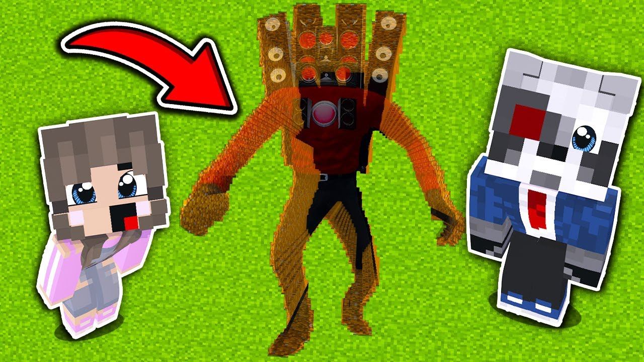 РАКУН И ДОЧКА НАШЛИ СТРАННЫЙ ПРОХОД СПИКЕРМЕН 2.0 SCP В МАЙНКРАФТ КАМЕРАМЕН СПИКЕРВУМЕН СКИБИДИ смотреть онлайн