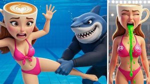 БАЛЕРИНА КАПУЧЧИНА НА ЗАПЛЫВЕ: Дьявол Тралялеро против чемпионки! Битва за золото!