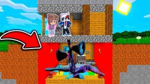 ТРУБОГОЛОВЫЙ и  СИРЕНОГОЛОВЫЙ ЖИВУТ ПОД МОИМ ДОМОМ В МАЙНКРАФТ РАКУН И ДОЧКА НОВАЯ РУБРИКА MINECRAFT