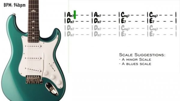 Smooth Soul Groove    Guitar Backing Track in Am