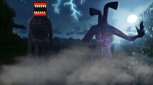 МАЙНКРАФТ ФИЛЬМ - ВЕЛИКАЯ МАТЬ МЕГАФОН и СИРЕНОГОЛОВЫЙ и ТРУБОГОЛОВЫЙ. РАКУН И ДОЧКА SIREN HEAD SCP