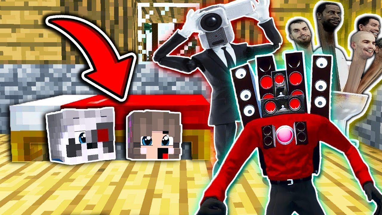 РАКУН И ДОЧКА СПРЯТАЛИСЬ ПОД КРОВАТЬЮ SCP В МАЙНКРАФТ ФИЛЬМ НУБ И ПРО MINECRAFT смотреть онлайн