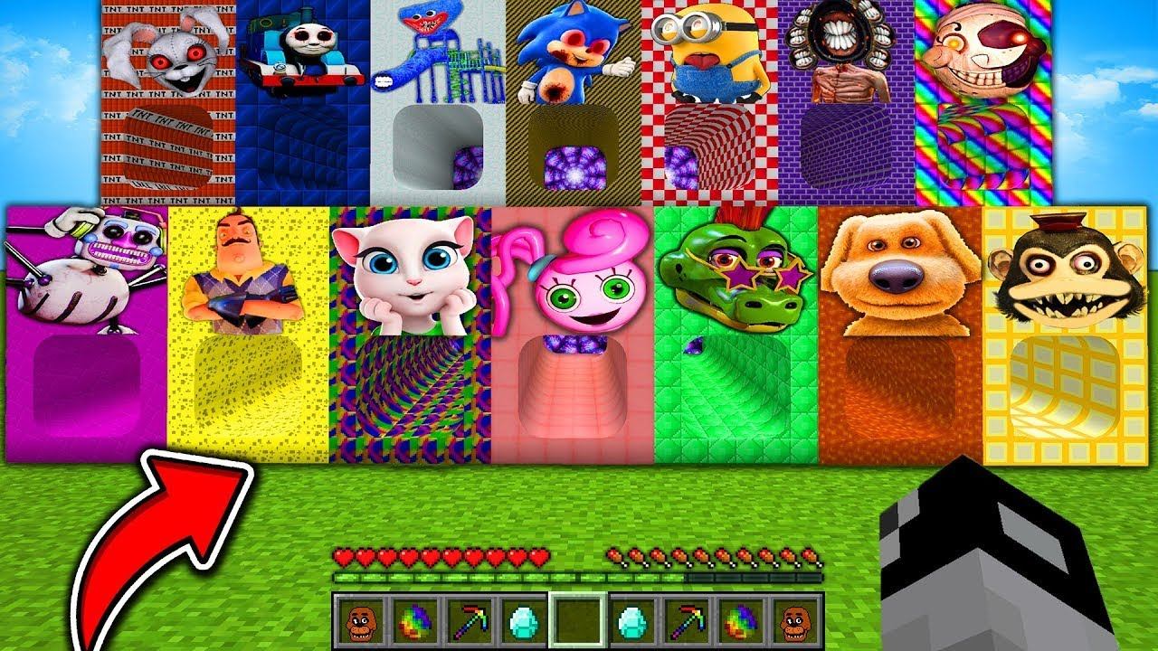 НУБ И ПРО ВЫБЕРИ КРУГЛЫЙ ТОННЕЛЬ SCP В МАЙНКРАФТ РАКУН И ДОЧКА НОВАЯ РУБРИКА смотреть онлайн