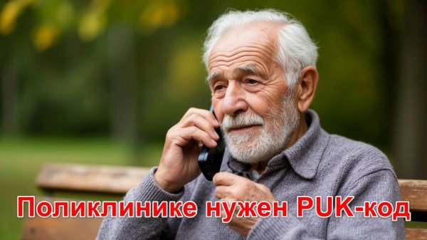 Поликлинике нужен PUK-код