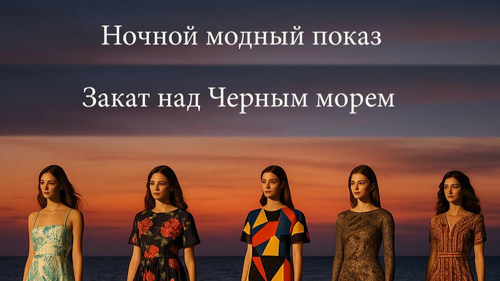 Ночной модный показ “Закат над Черным морем” смотреть онлайн