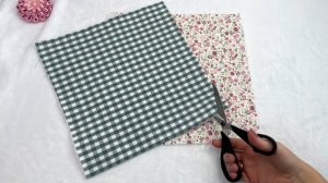 Как сшить очаровательную корзинку из ткани