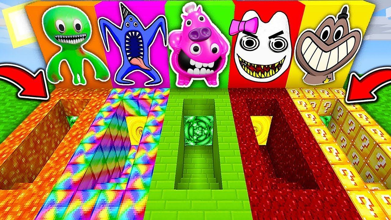 НУБ И ПРО В ДВОЙНЫХ SCP ПОДВАЛАХА В МАЙНКРАФТ ДЕТСКИЙ САД БАНБАН РАДУЖНЫЕ ДРУЗЬЯ РАКУН И ДОЧКА смотреть онлайн