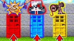 НУБ И ПРО ВЫБЕРИ ПРАВИЛЬНУЮ ДВЕРЬ SCP В МАЙНКРАФТ РАКУН И ДОЧКА НОВАЯ РУБРИКА