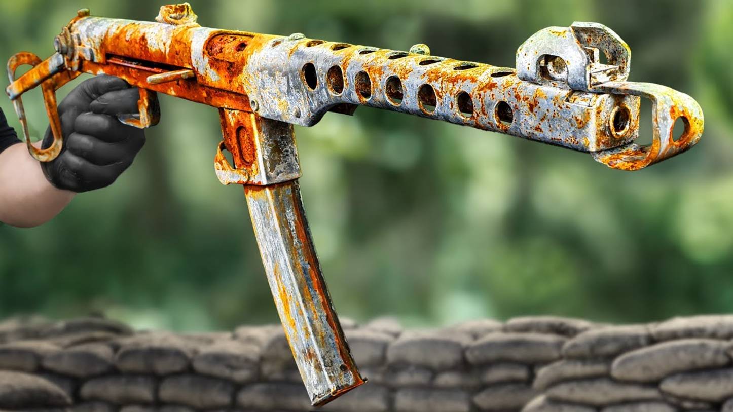 😱 РЖАВОЕ ОРУЖИЕ 1944 года ПРЕВРАТИЛОСЬ в КАК НОВОЕ! 🔫 Реставрация ППС🔫 смотреть онлайн