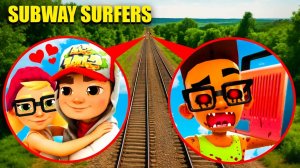 мой дрон снял ФРЕШ.EXE vs ДЖЕЙКА + ТРИКИ SUBWAY SURFERS в Реальной Жизни!
