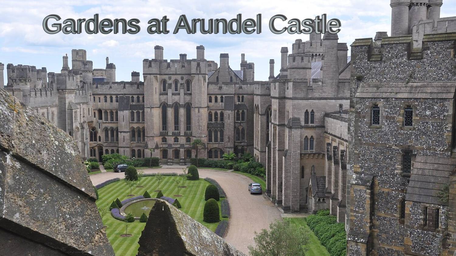 Gardens at Arundel Castle*  England