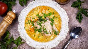 Наваристый куриный суп в афганском казане, готовим на плите