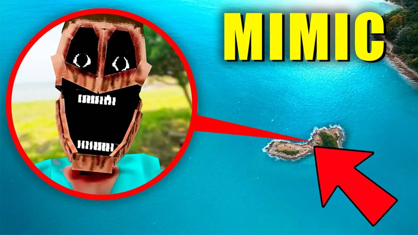 мой дрон снял МИМИКА в Реальной Жизни! смотреть онлайн