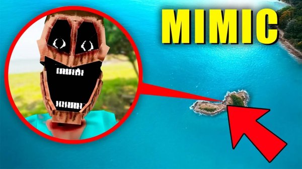 мой дрон снял МИМИКА в Реальной Жизни!