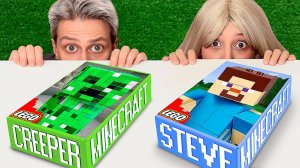 НЕ ОТКРЫВАЙ ЛЕГО НАБОР КРИПЕРА И СТИВА в 3:00 НОЧИ! (майнкрафт)