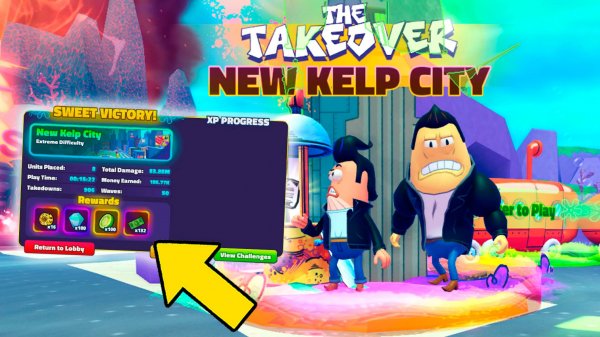 КАК ЗАРАБОТАТЬ МИЛЛИОНЫ ДОЛЛАРОВ В KELP CITY В SPONGEBOB TOWER DEFENSE