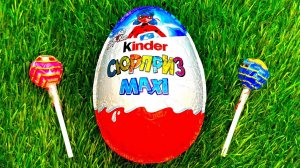 ГИГАНТСКИЙ КИНДЕР СЮРПРИЗ. ОГРОМНАЯ РАСПАКОВКА КИНДЕРОВ | Unpacking Kinder Maxi Surprise