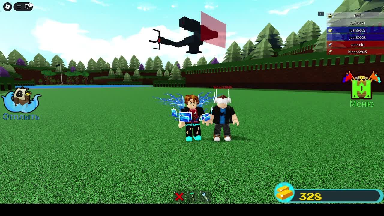 играю с другом в построй корабль