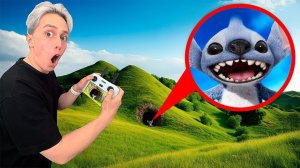 мой дрон снял НАСТОЯЩЕГО СТИЧ в Реальной Жизни!