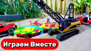 МУЛЬТИКИ ПРО МАШИНКИ ДЛЯ ДЕТЕЙ 🛻 ИГРАЕМ В СТРОЙКУ И РАЗВИВАЮЩИЙ КОНСТРУКТОР ! ВИДЕО ДЛЯ ДЕТЕЙ