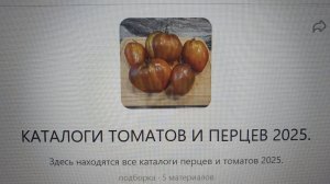 ОТКРЫТ ПРИЁМ ЗАКАЗОВ НА СЕМЕНА. КАТАЛОГИ 2025 ГДЕ НАЙТИ.