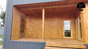 Бюджетный каркасный дом в стиле хай тек. Своими руками