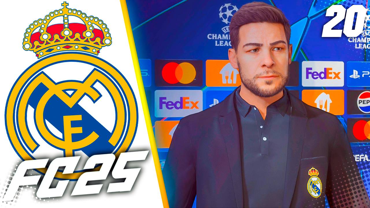 FC 25 КАРЬЕРА ЗА РЕАЛ МАДРИД #20 - НЕОЖИДАННАЯ РАЗВЯЗКА ЛИГИ ЧЕМПИОНОВ смотреть онлайн
