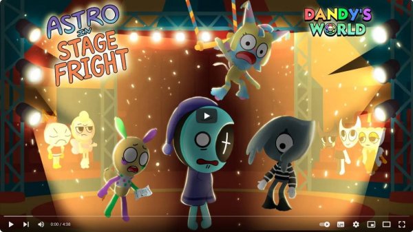 ASTRO IN STAGE FRIGHT - DANDY'S WORLD ANIMATION MEME
