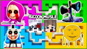 Выбери правильный ЛАБИРИНТ СИРЕНОГОЛОВЫЙ в майнкрафт scp МАША.ЕХЕ СТРАШНЫЙ ПАРОВОЗИК ТОМАС MINECRAFT