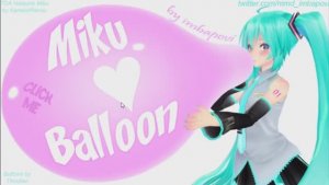 Miku blow balloon game 9.mp4