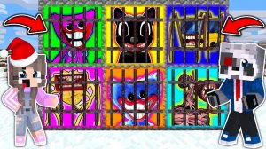 НУБ И ПРО НО ВЫБЕРИ ПРАВИЛЬНЫЙ НОВОГОДНИЙ ПОРТАЛ ТЮРЬМУ В МАЙНКРАФТ ФИЛЬМ SCP РАКУН И ДОЧКА